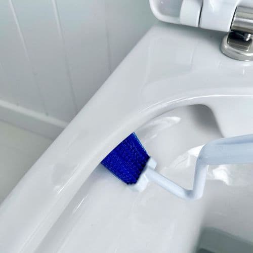 Under Rim Toilet Brush & Holder