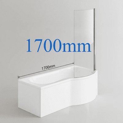 1700mm Shower Baths