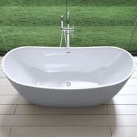 AquaSoak Free Standing Luxury Bath Tub Deep Fill Dual Layer Acrylic New Design