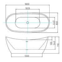 AquaSoak Free Standing Luxury Bath Tub Deep Fill Dual Layer Acrylic New Design