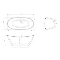 Scudo Aruba Freestanding Bath