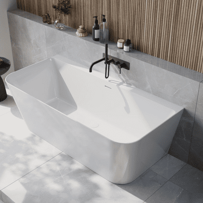 Scudo Porto Back to Wall Bath