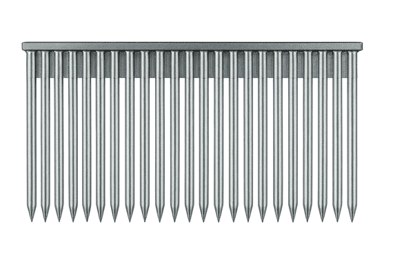Bostitch  BT1314B-1M Galvanised Brown Brad Nails