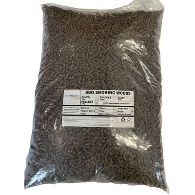 ABBQCo 100% Peach Wood BBQ Pellets (10kg bag)