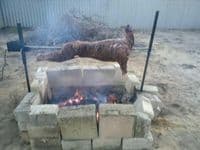 DIY BBQ Spit Rotisserie Set