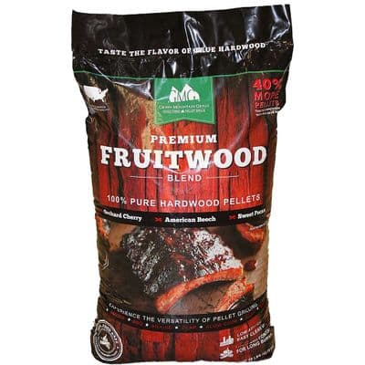 GMG Premium Fruitwood Blend BBQ Pellets (28lb bag)
