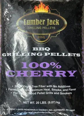 Lumber Jack 100% Cherry BBQ Pellets (20lb bag)