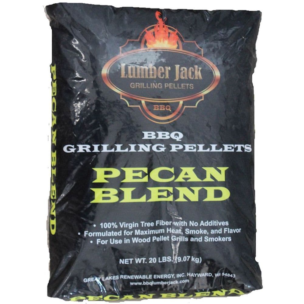 Lumber Jack Pecan Blend BBQ Pellets 60lbs/27 2kg in 3 bags
