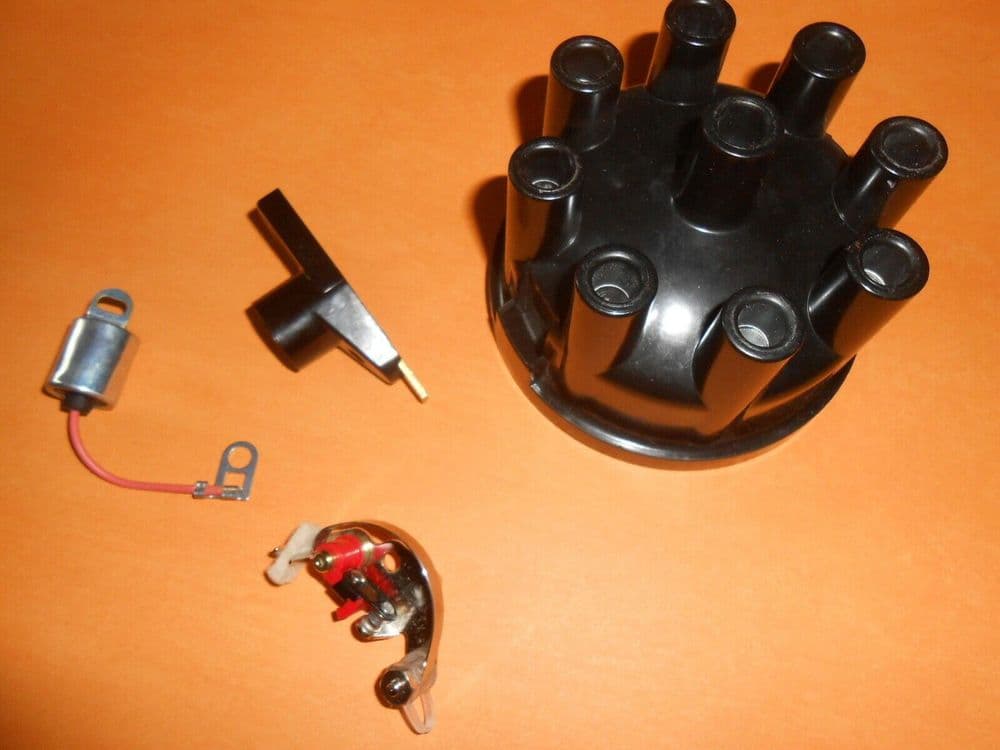 MG MGB GT V8 197576 DISTRIBUTOR CAP POINTS ROTOR ARM CONDENSER