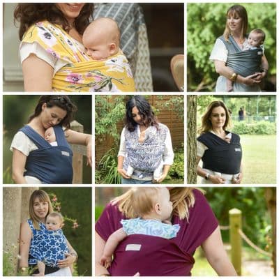 Amawrap Free to Roam Stretchy Baby Wrap Sling Carrier Maternity Wear - Various Colours