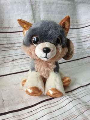 Aurora Grayson Wolf  7 inch Plush Soft Toy