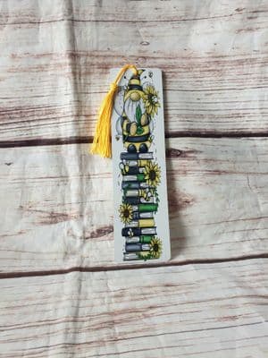 Bee Gonk Gnome Bookmark Design, Metal Bee Bookmark Gift, Birthday Gifts, Stocking Filler, Bee Happy