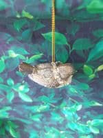 Birds Sitting with a Scarf or Wreath Tree Decoration
