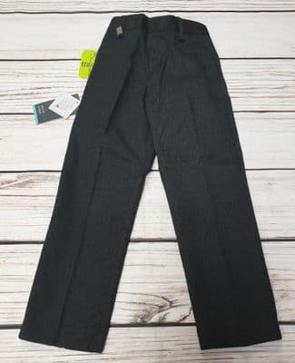 Boys Slim Fit Grey School Trousers BT 3051