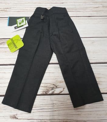 Boys Waist Adjustable Grey School Trousers BT 3050