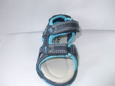Children's Summer Sandal Navy and Light Blue Beach Toddler Shoe