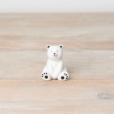 Cute Speckled Bear Ornament Decoration