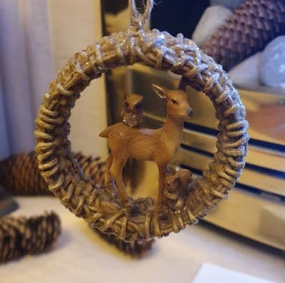 Deer, Owl and Squirrel Christmas Tree Decoration Ornament Gift