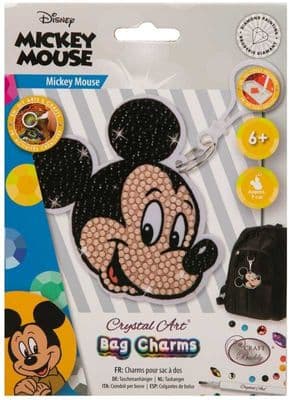 Disneys Mickey Mouse Crystal Art Bag Charm - Craft Buddy
