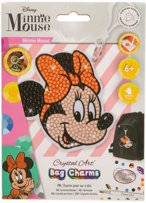 Disneys Minnie Mouse Crystal Art Bag Charm - Craft Buddy