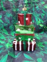 Festive Parcel Hanging Christmas Tree Decoration