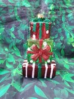 Festive Parcel Hanging Christmas Tree Decoration