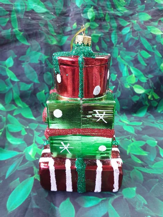 Festive Parcel Hanging Christmas Tree Decoration