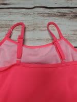 Girls Bright Pink Swimming Costume Beach Wear 3-4 Years