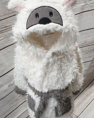 Girls Fluffy Sheep Dressing Gown Sleepwear Nightwear Was £12.99 Now £9.99