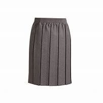 Girls Grey Pleat School Uniform Skirt - Hadleigh Infant and Junior School
