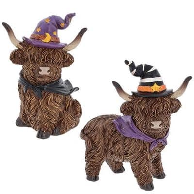 Halloween Coos with a Hat or Cape Ornament Statue Gift