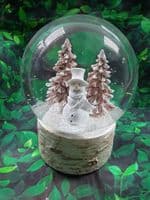 Musical Snowman Chirstmas Tree Snow Globe