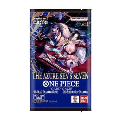 One Piece Card Game The Azure Seas Seven Booser Packs (OP-14)
