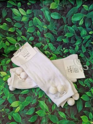 Pex Knee High Pom Pom Sock Various Colours