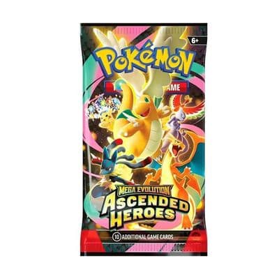 Pokemon Cards Mega Evolutions Ascended Heroes Booster Pack - UK Stock