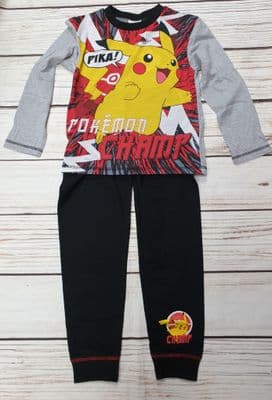 Pokemon Long Sleeve Pyjamas Nightwear Sleepwear Collector Gifts