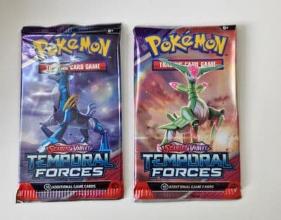 Pokemon Scarlet & Violet 5 Temporal Forces Trading  Cards Booster Packs