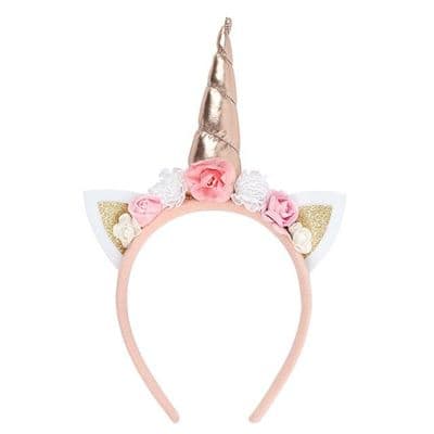 Rose Gold Unicorn Headband