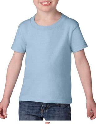 Sky Blue Crew Neck T-Shirt - Plain School Uniform
