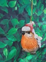 Sweet Festive Robin Christmas Tree Decoration Ornament Assorted