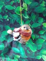 Sweet Festive Robin Christmas Tree Decoration Ornament Assorted