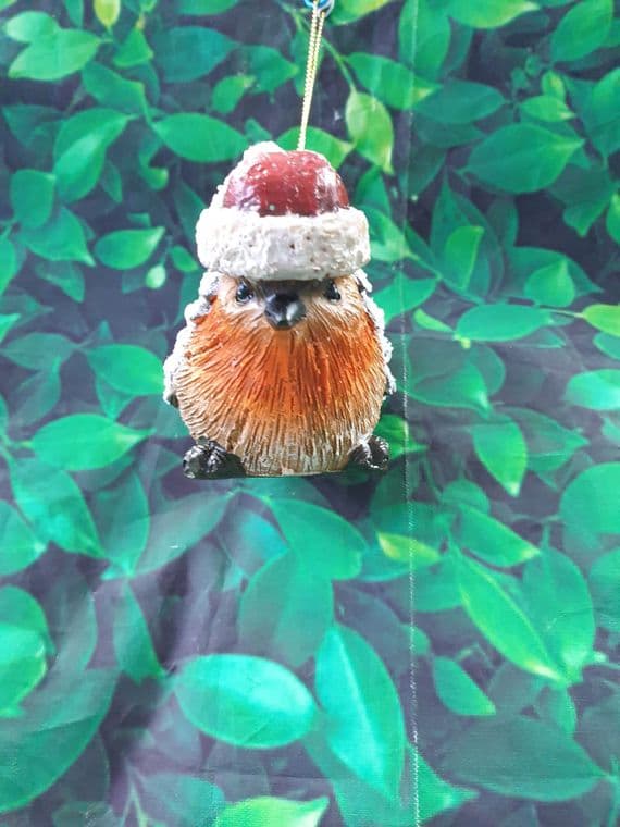 Sweet Festive Robin Christmas Tree Decoration Ornament Assorted