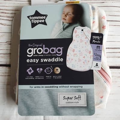 Tommee Tippee Easy Swaddle Baby Grobags Growbags 0-3 Months Assorted Colours