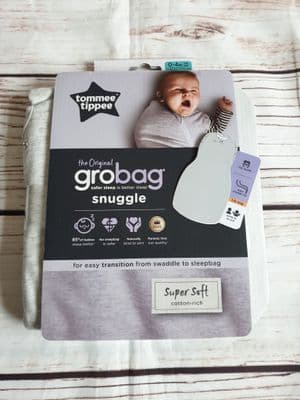 Tommee Tippee Grey Marl Snuggle Baby Grobags Growbags - 0-4 Months