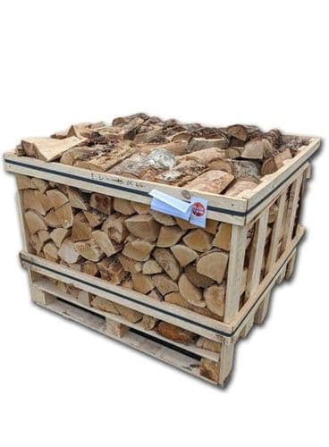 Crate of Hardwood Birch Logs Large 1.0m³