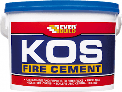 Everbuild KOS Fire Cement 1KG - Black