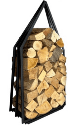 Large Tri-Cathedral Log Holder