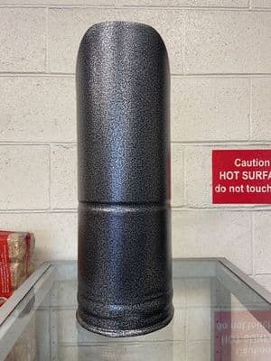 Pewter and nickel large coal hod