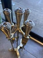 Spiral Antique brass 5 piece set