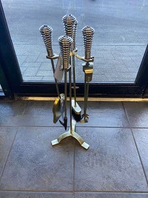 Spiral Antique brass 5 piece set